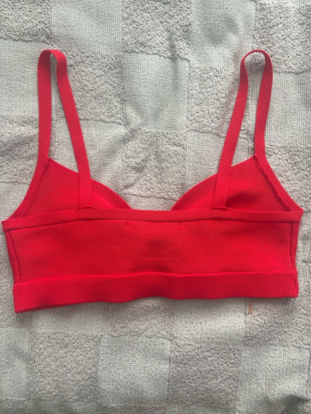Zara Bright Red Two Piece Skirt Set - Picture 6 of 7